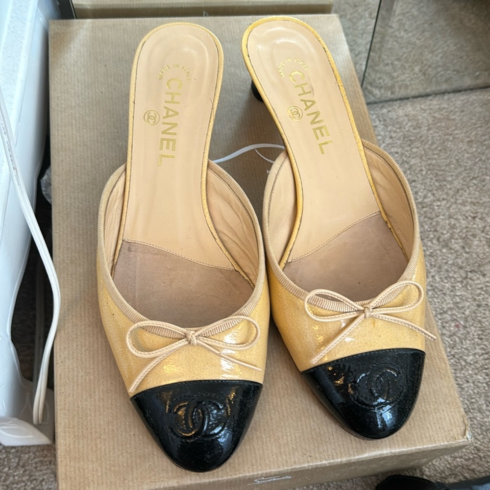 Vintage chanel mules